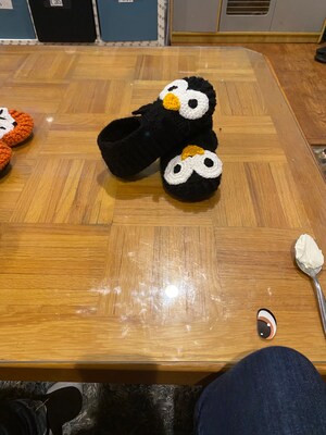 Penguin Crochet Slippers - image2